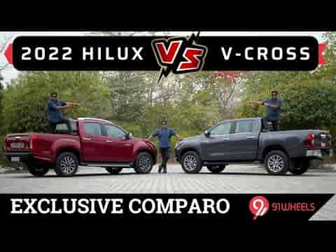 Toyota Hilux vs Isuzu D-Max V Cross 4x4 Comparison || Including 0-100 Acceleration Toyota Hilux vs Isuzu D-Max V Cross 4x4 Comparison || Including 0-100 Acceleration