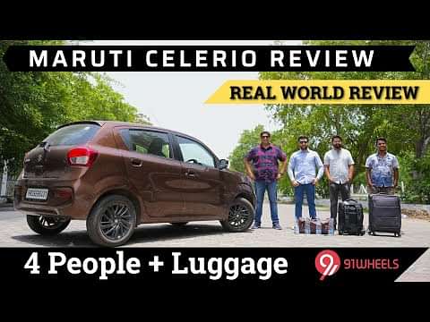 Maruti Celerio ZXI Manual Review || Real World Experience with 4 people + luggage + A/C running