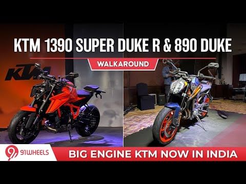 KTM 1390 Super Duke R & 890 Duke Launched in India || Quick First Look Walkaround