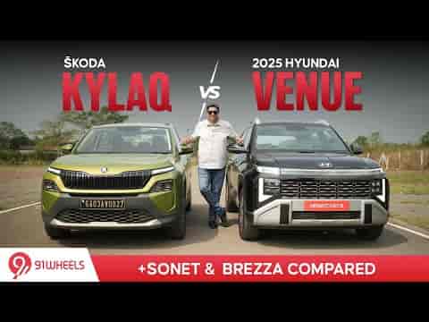 2025 Hyundai Venue vs Skoda Kylaq, Maruti Brezza, Kia Sonet Comparison - detailed analysis video