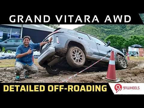 Off Roading with the Maruti Grand Vitara AWD : Walkaround review of All Grip Top Model