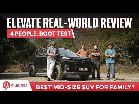 Honda Elevate Real-World Review || 4 People & Boot Test || Best SUV For Family?