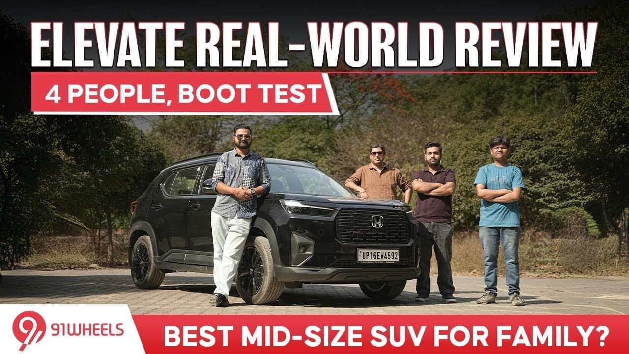 Honda Elevate Real-World Review || 4 People & Boot Test || Best SUV For Family?