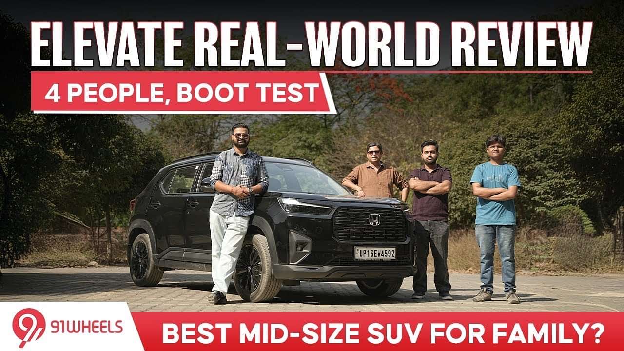 Honda Elevate Real-World Review || 4 People & Boot Test || Best SUV For Family?