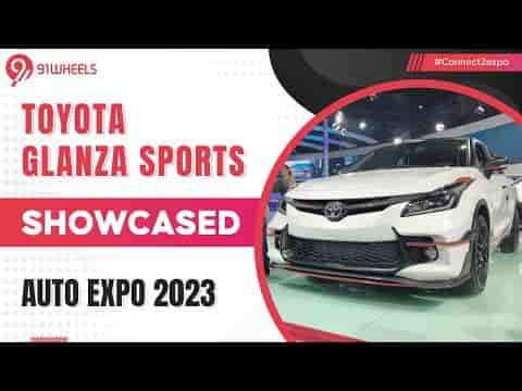 2023 Toyota Glanza Modified Sport Edition at Auto Expo 2023 Toyota Glanza Modified Sport Edition at Auto Expo