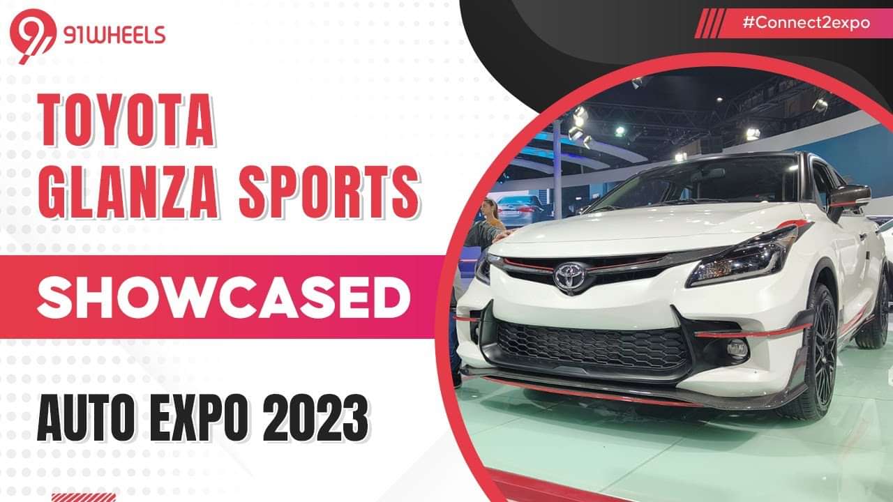 2023 Toyota Glanza Modified Sport Edition at Auto Expo