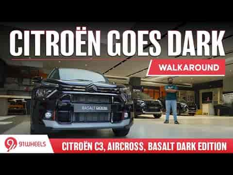 Citroen Goes Dark || C3, Aircross, Basalt Dark Edition Walkaround