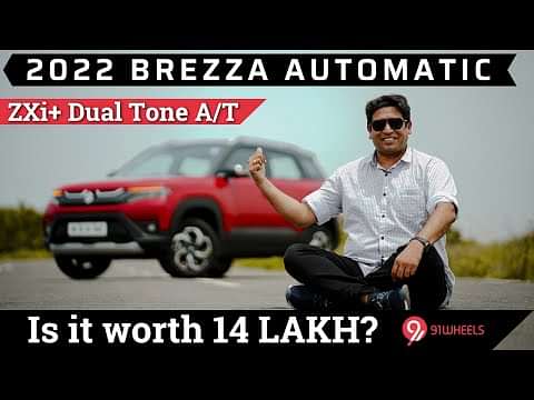 2022 Maruti Brezza Petrol Automatic ZXI+ Review || Detailed Road Test Of Top Model Dual Tone