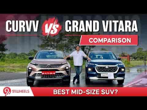 Tata Curvv vs Maruti Grand Vitara comparison || Which a the better mid size SUV for you?