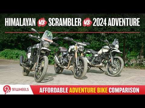 2024 Yezdi Adventure vs Royal Enfield Himalayan 450 vs Triumph Scrambler 400x Comparison