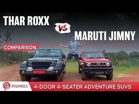 Mahindra Thar Roxx 5-door vs Maruti Jimny Comparison Video Is Here