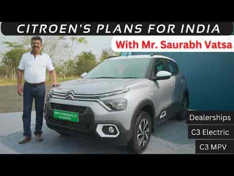 Citroen's plans for India explained || Plus why is the e-C3 special? Interview with Saurabh Vatsa