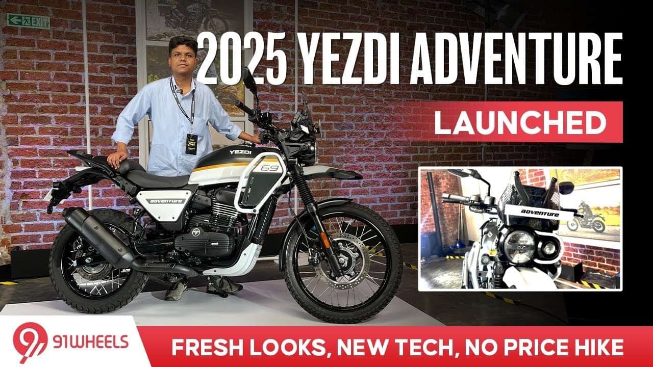 2025 Yezdi Adventure Launched | Quick Walkaround | New Design & Features
