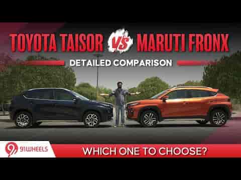 Toyota Taisor Vs Maruti Suzuki Fronx Detailed Comparison | Which One To Choose? Toyota Taisor Vs Maruti Suzuki Fronx Detailed Comparison | Which One To Choose?