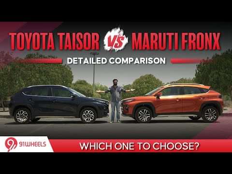 Toyota Taisor Vs Maruti Suzuki Fronx Detailed Comparison | Which One To Choose?