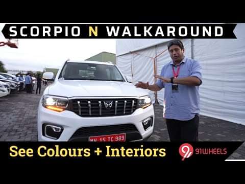 Meet the 2022 Mahindra Scorpio N in our First Look Walkaround Review || Prices, Colours and more