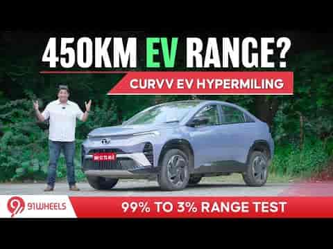 2024 Tata Curvv EV Range Test || Hypermiling Test || Can This Electric SUV Cover 450km In One Charge