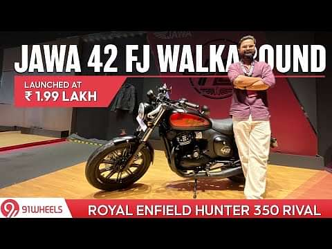 Jawa 42 FJ Walkaround || Royal Enfield Hunter 350 Rival Launched At 1.99 Lakh