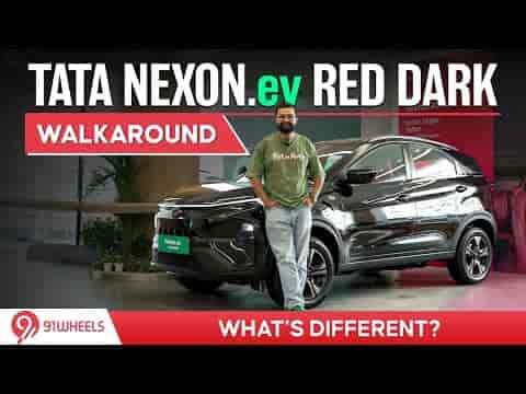 Tata Nexon.ev Red Dark Edition Walkaround || Kya Kuch Alag?