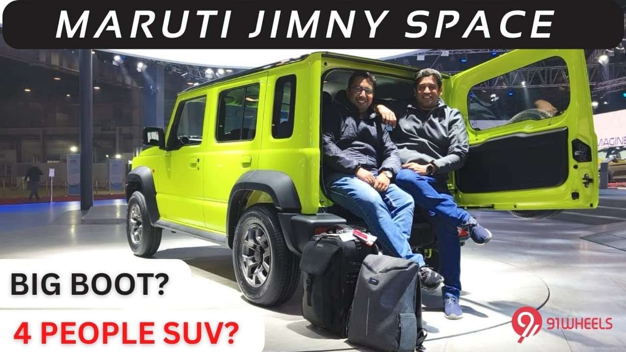 Maruti Jimny 5-Door Cabin & Boot Space Review Maruti Jimny 5-Door Cabin & Boot Space Review