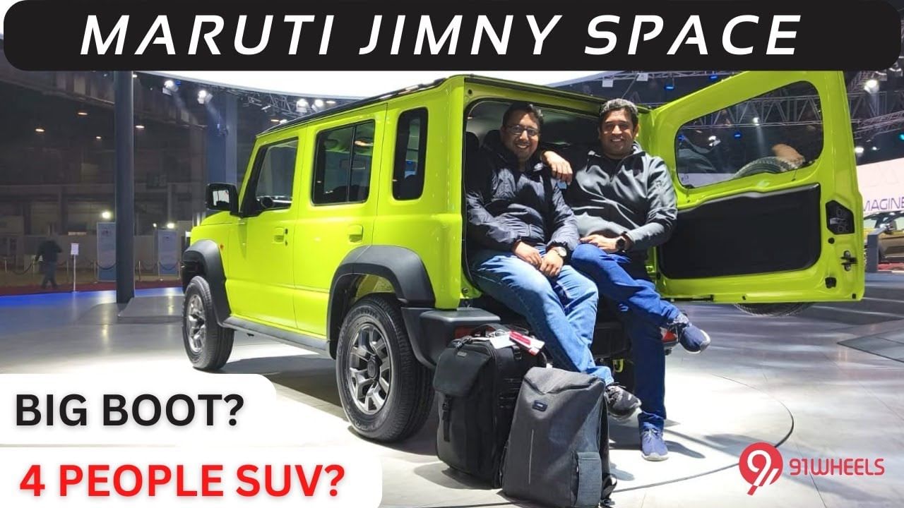 Maruti Jimny 5-Door Cabin & Boot Space Review Maruti Jimny 5-Door Cabin & Boot Space Review