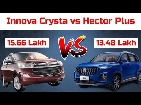 Hector Plus vs Innova : spec comparo Hector Plus vs Innova : spec comparo