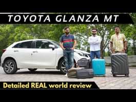 Toyota Glanza 2022 Petrol Top Model Review || 3 People Detailed Experience