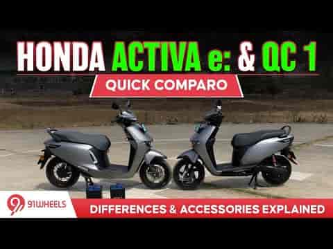 Honda Active e: & QC 1 Electric || Differences & Accessories Explained In Detail Honda Active e: & QC 1 Electric || Differences & Accessories Explained In Detail