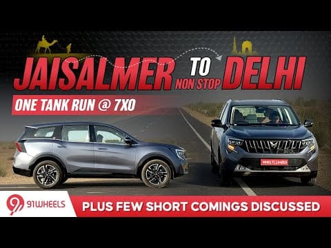 Mahindra XUV 7XO AX7L Diesel Automatic Mileage Test From Jaisalmer to Delhi || 770km Tankful Run Mahindra XUV 7XO AX7L Diesel Automatic Mileage Test From Jaisalmer to Delhi || 770km Tankful Run