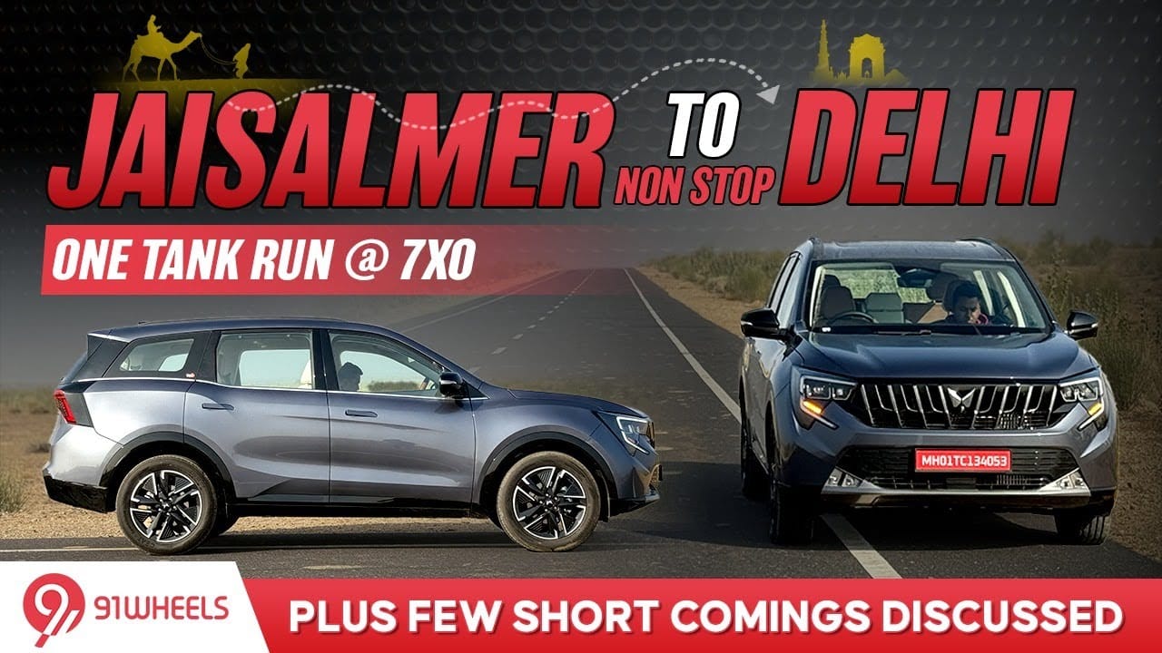 Mahindra XUV 7XO AX7L Diesel Automatic Mileage Test From Jaisalmer to Delhi || 770km Tankful Run Mahindra XUV 7XO AX7L Diesel Automatic Mileage Test From Jaisalmer to Delhi || 770km Tankful Run