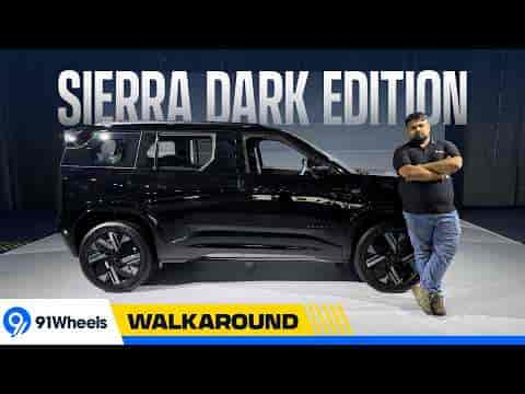Tata Sierra Dark Edition Launched at Rs. 13.99 lakh, Black Panther