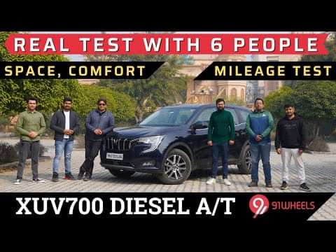 Mahindra XUV700 Diesel Auto Review with 6 People + Mileage Test