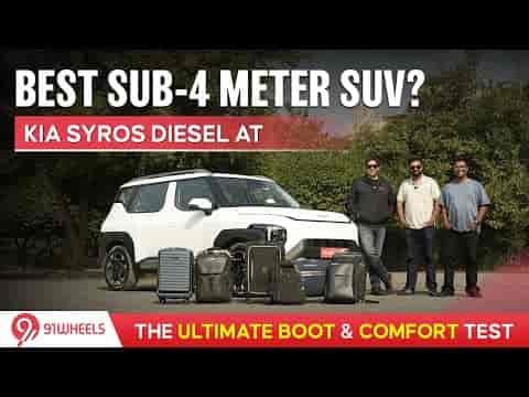 Kia Syros Diesel Automatic Review With 3 People, Including Boot Test || Most Spacious Compact SUV?