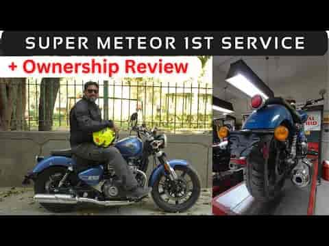 Royal Enfield Super Meteor 650 1st Service Done + Ownership Experience Royal Enfield Super Meteor 650 1st Service Done + Ownership Experience