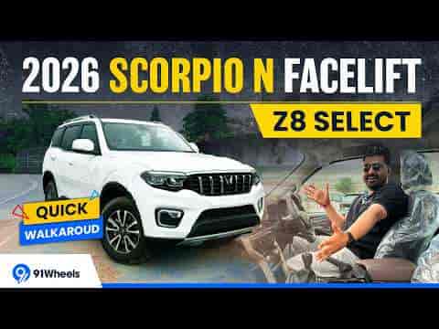 2026 Mahindra Scorpio N Z8 Select Facelift Walkaround || Best Value Variant Of ScorpioN? || 91Wheels