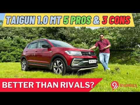 Top 5 Pros & 3 Cons of Volkswagen Taigun 1.0 TSI MT || Should you buy it?